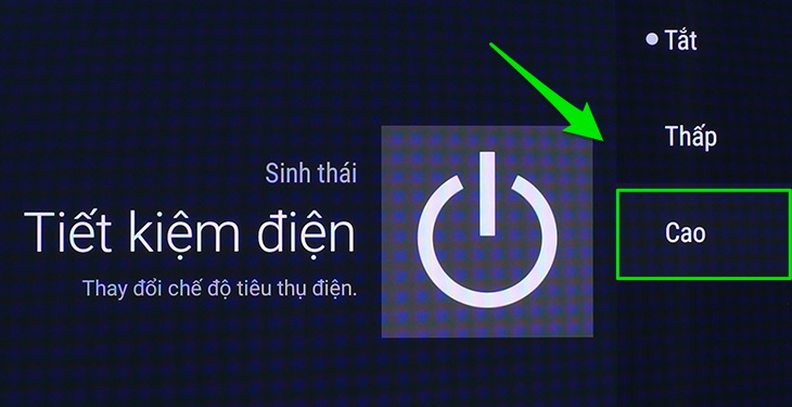 Review cách bật chế độ tiết kiệm điện trên tivi Sony dòng D