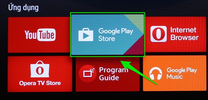 Chọn Google Play Store