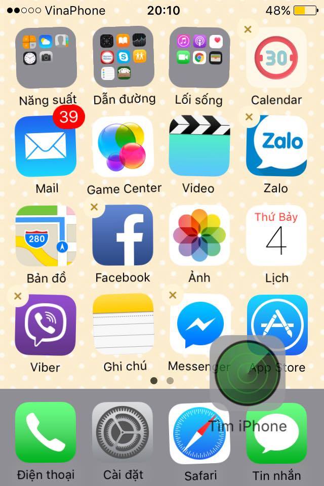 ẩn ứng dụng iphone