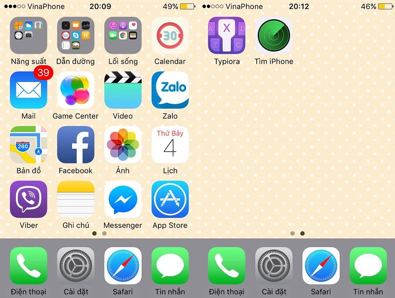 ẩn ứng dụng iphone