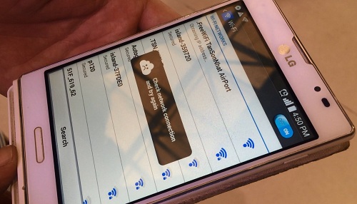 Sóng mạnh nhưng không vào được Sóng mạnh nhưng không vào được