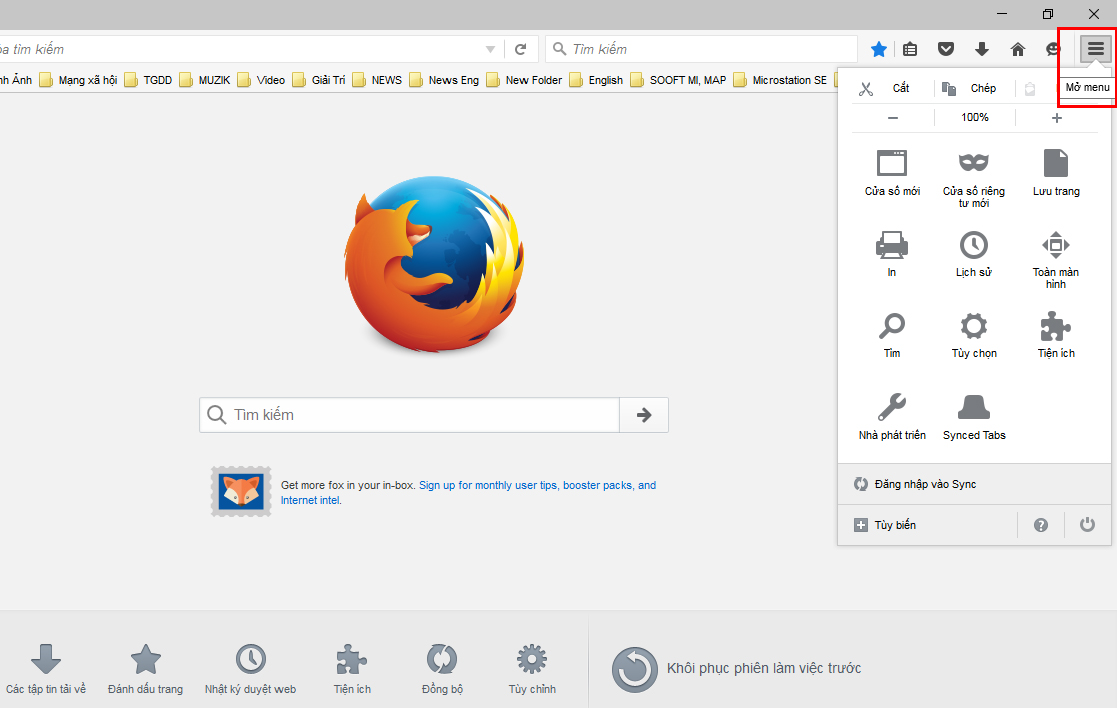 Cách xóa lịch sử tìm kiếm Firefox, Cốc Cốc trên laptop, máy tính đơn giản