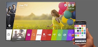 Cách điều khiển Smart tivi LG 2016 bằng điện thoại