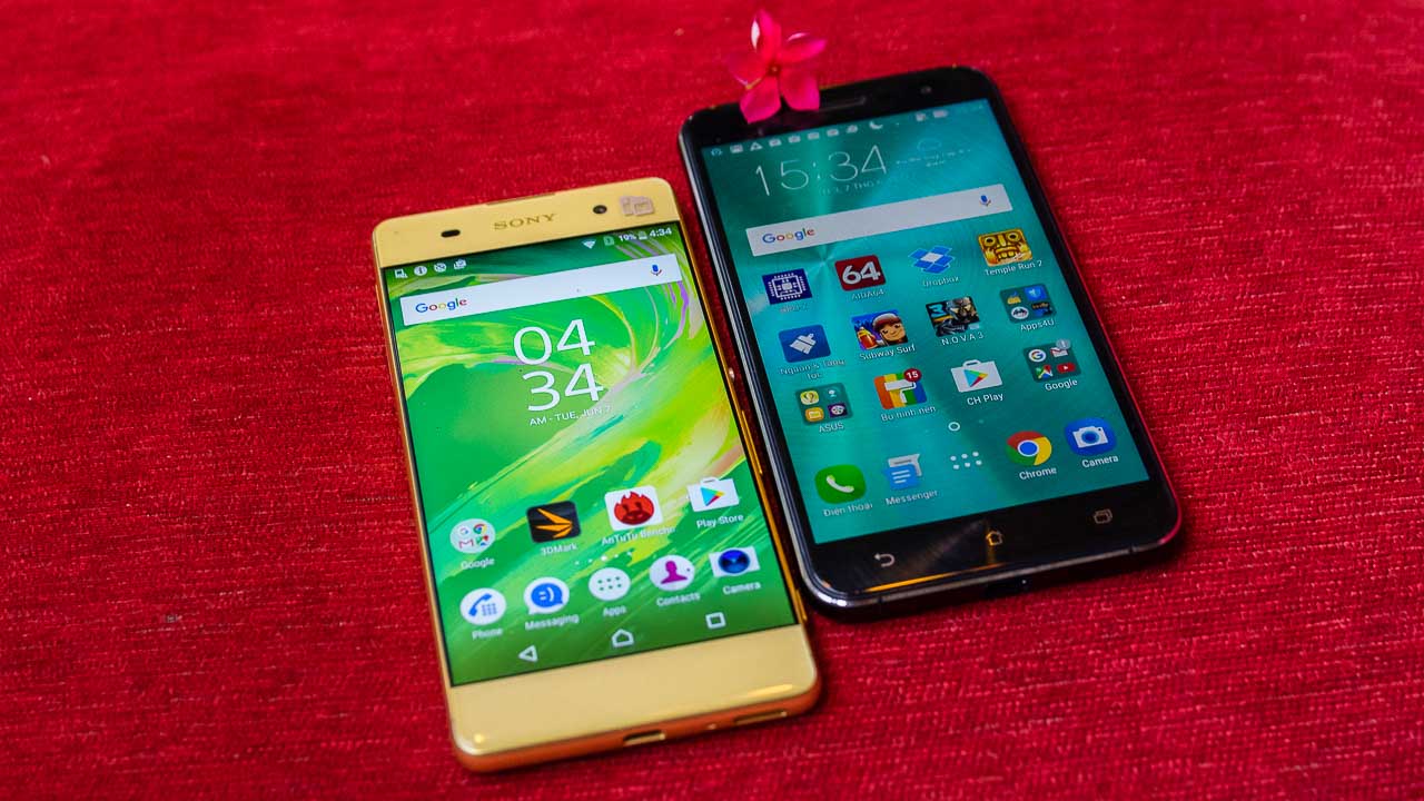 Xperia XA - Zenfone 3