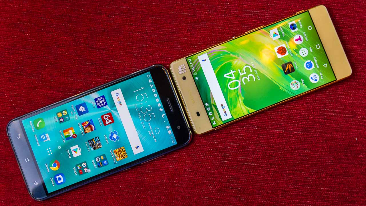 Xperia XA - Zenfone 3