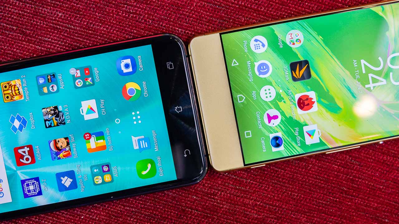 Xperia XA - Zenfone 3