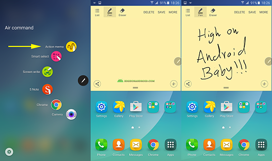 T&iacute;nh năng Air Memo