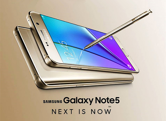 Si&ecirc;u phẩm Samsung Galaxy Note 5 mới nhất hiện nay