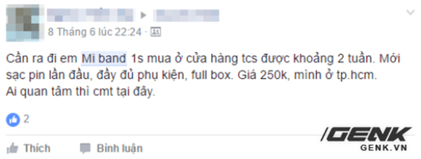 MiBand2_2 Đón Mi Band 2, người dùng bán lại Mi Band 1S giá chỉ 150.000 đồng