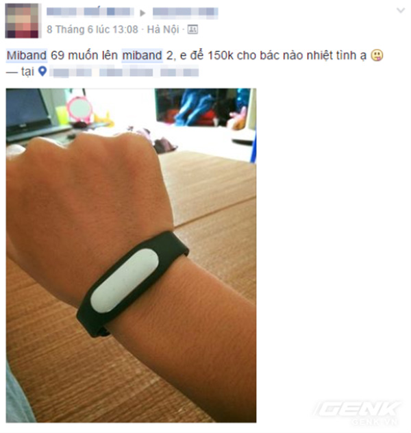 miband2_2 Đón Mi Band 2, người dùng bán lại Mi Band 1S giá chỉ 150.000 đồng
