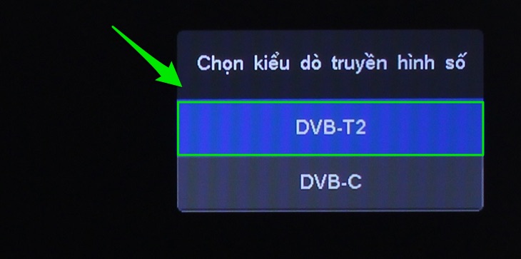 Chọn DVB-T2