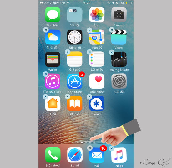 Xóa ứng dụng mặc định có sẵn