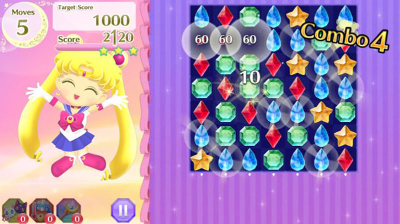 Hình ảnh trong game Sailor Moon Drops