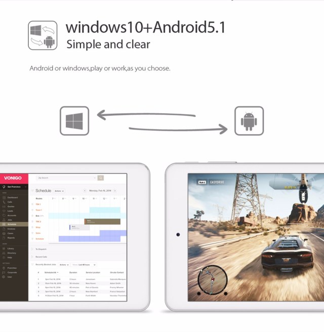 Thêm tablet chạy 2 hệ điều hành Windows 10 và Android ra mắt thị trường