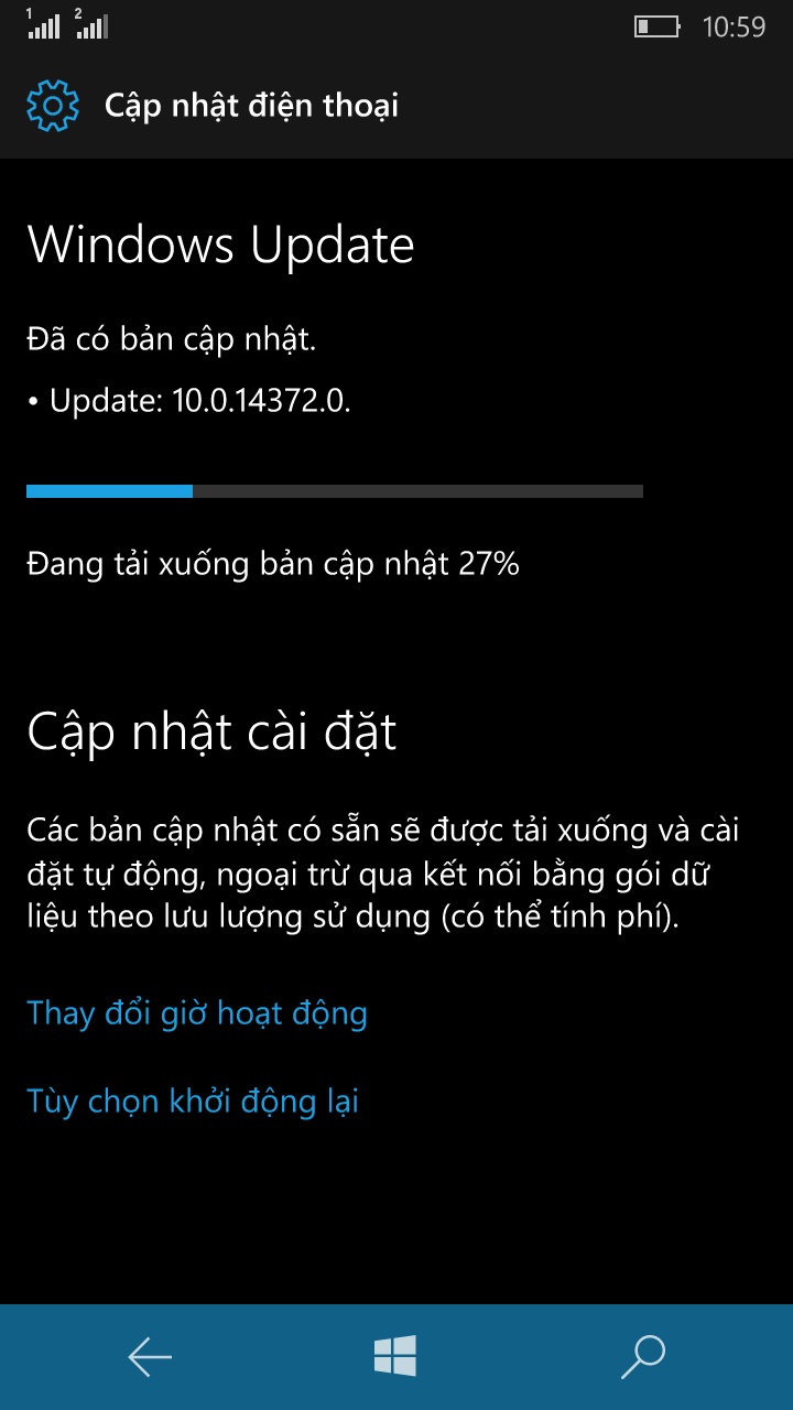 Windows 10 Mobile có bản cập nhật mới