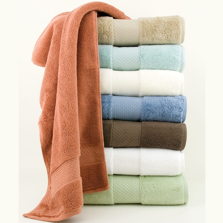 Bath towels, bedspreads, and other types of towels are prone to getting dirty