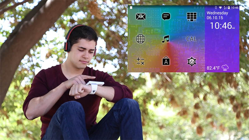 Rufus Cuff có thể dùng như smartphone Rufus Cuff có thể dùng như smartphone