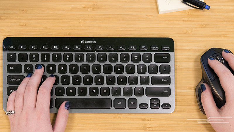 Bộ đôi chuột và bàn phím không dây của Logitech