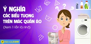 Ý nghĩa các biểu tượng trên mác quần áo