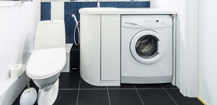 4 lưu ý cần biết khi đặt máy giặt trong phòng tắm