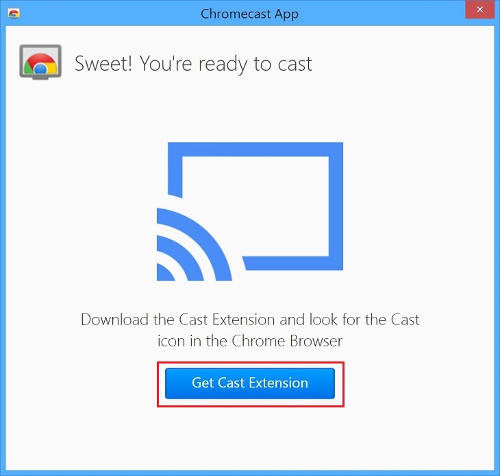 google chromecast setup on chrome browser