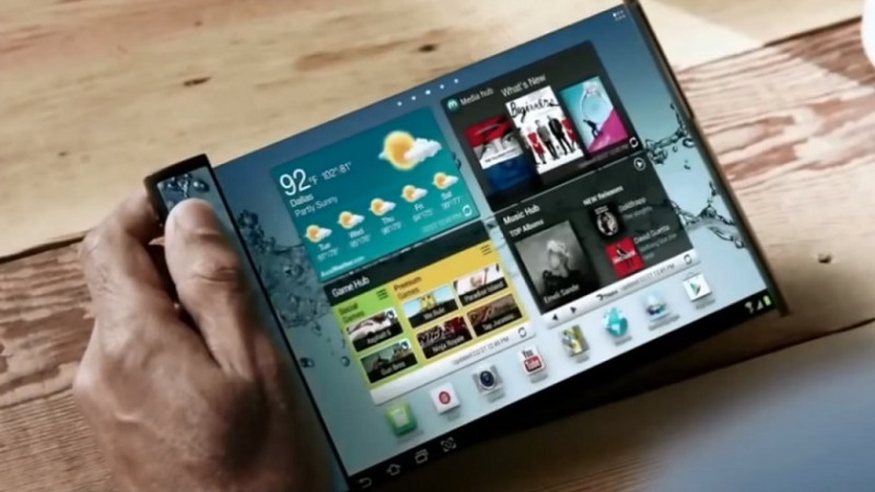 Tablet, smartphone màn hình dẻo của Samsung tiếp tục xuất hiện