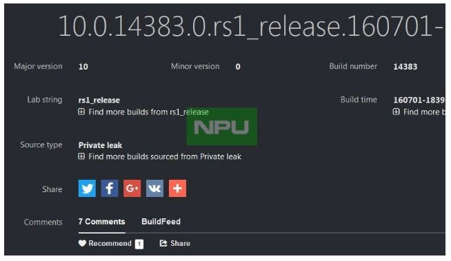 Rò rỉ bản cập nhật mới dành cho Windows 10 Mobile / PC