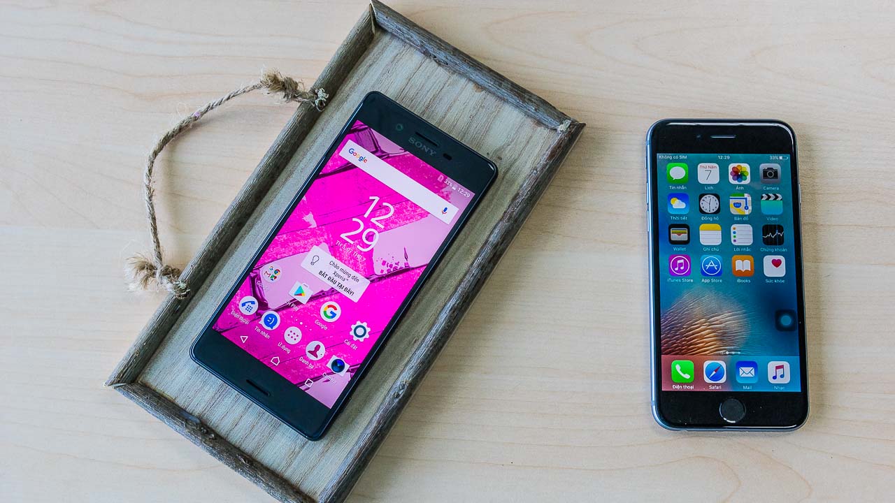 So sánh Xperia X và iPhone 6