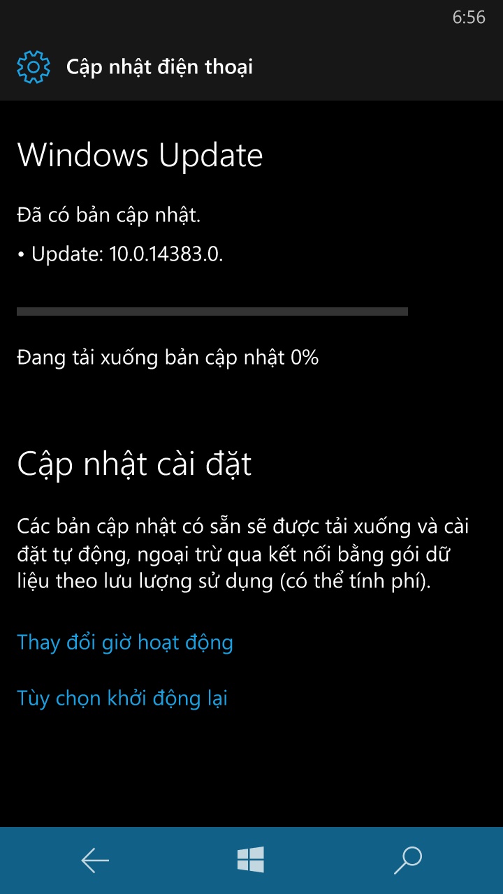 Windows 10 Mobile / PC có bản cập nhật mới