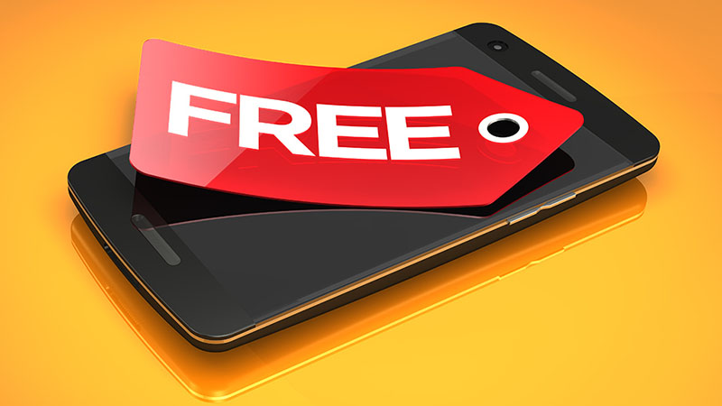 Smartphone cho không miễn phí