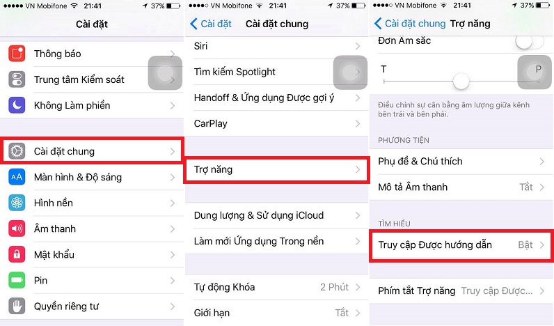 Cách khoá ứng dụng khi cho người khác mượn iPhone không JB