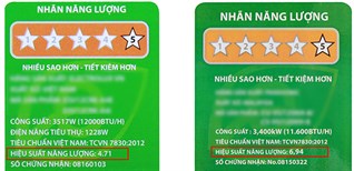 Hiệu suất năng lượng trên máy lạnh là gì?