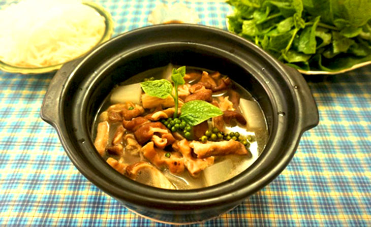 Làm bao tử hầm tiêu xanh siêu nhanh bằng nồi áp suất Làm bao tử hầm tiêu xanh siêu nhanh bằng nồi áp suất
