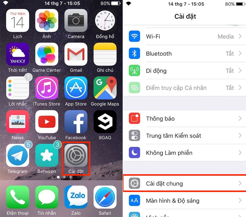 Biểu tượng trên iPhone cách phóng to  thu nhỏ icon iPhone iPad