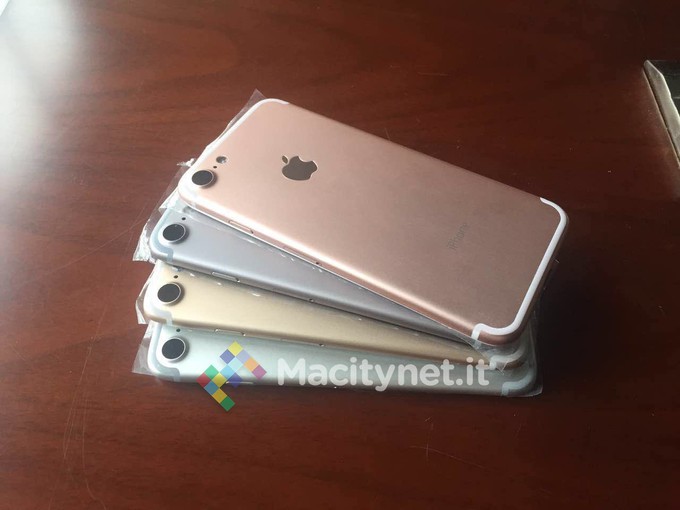 iPhone 7 lộ ảnh thực tế mới với 4 màu sắc khác nhau