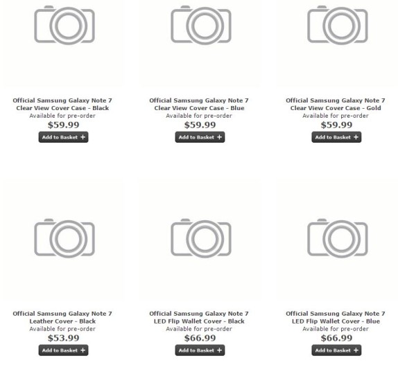 Case cho Galaxy note 7