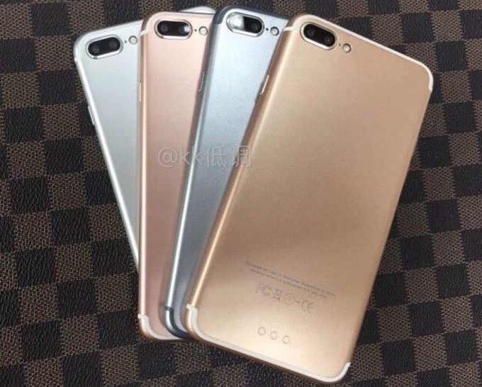 iPhone 7 Plus cùng lúc xuất hiện với 4 màu khác nhau