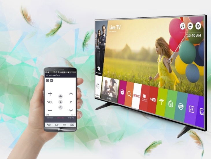 Kết nối điện thoại với tivi LG  bằng ứng dụng LG TV Plus