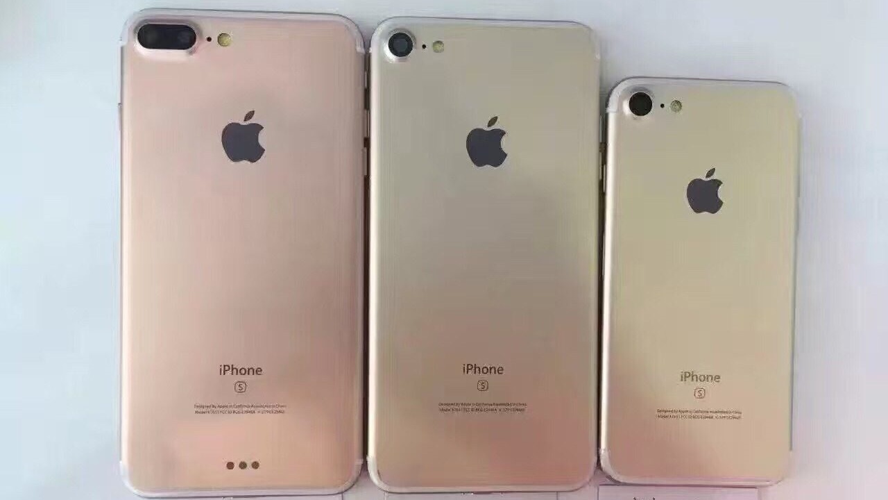 Tin hot: 3 mẫu iPhone gồm iPhone 7, 7 Plus và 7 Pro cùng nhau xuất hiện