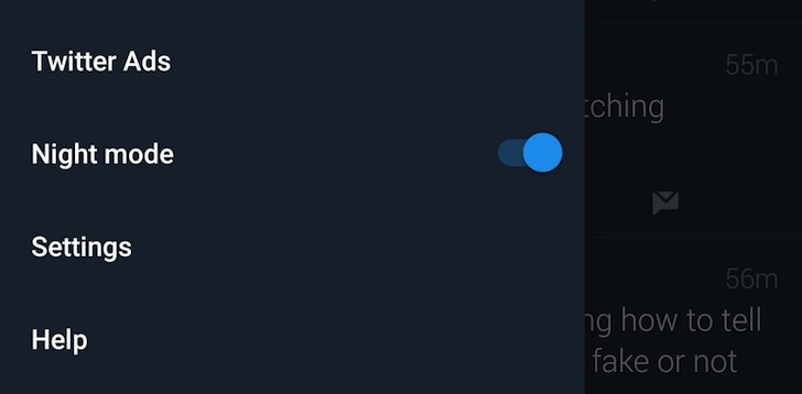 Twitter chính thức tích hợp tính năng Night Mode cho Android