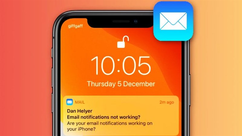 iPhone không thông báo email mới