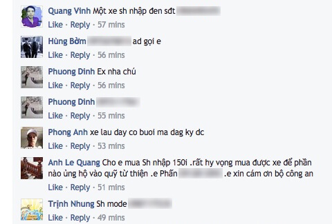 Giả mạo Bộ Công an lừa đảo bán xe trên Facebook