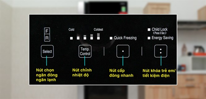 Hướng dẫn sử dụng bảng điều khiển tủ lạnh Hitachi R-VG540PGV3