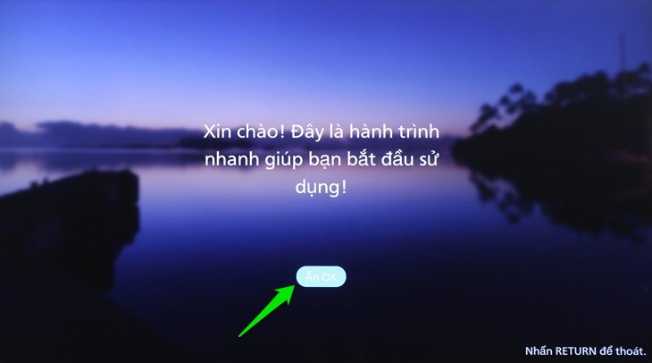 Nhấn OK