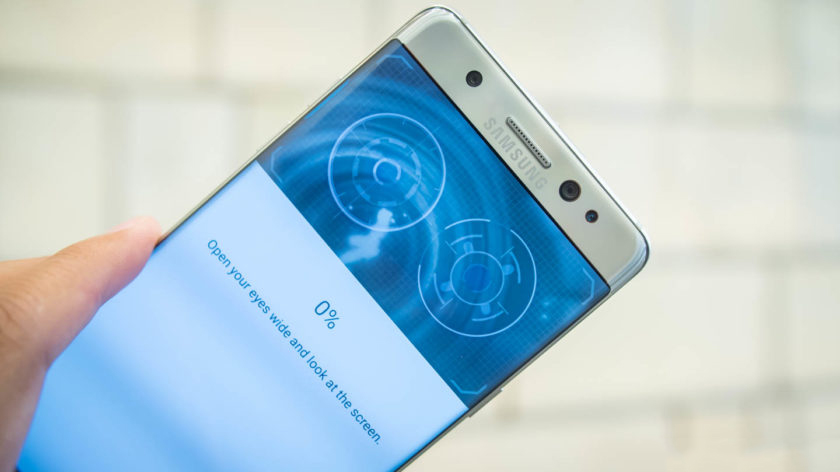 Công nghệ quét mống mắt trên Note 7