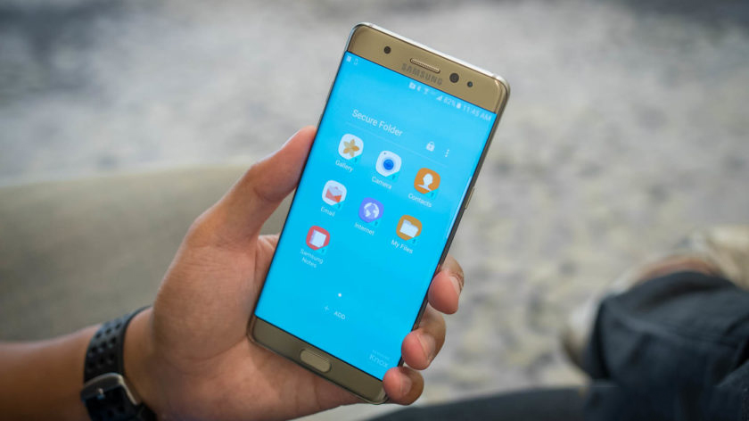 Thư mục bảo mật trên Samsung Galaxy Note 7