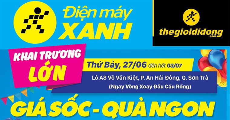 Khai trương siêu thị Điện máy XANH Sơn Trà, Đà Nẵng