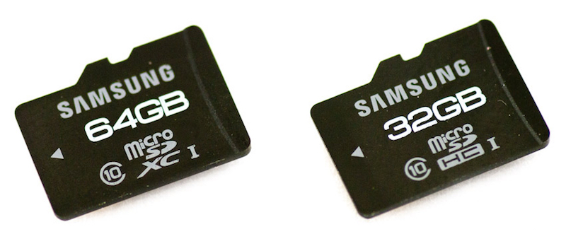 Các định dạng MicroSD phổ biến