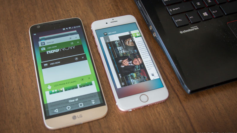 LG g5 vs iPhone 6s LG g5 vs iPhone 6s