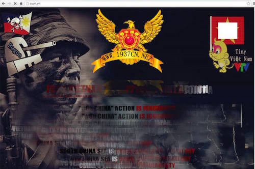 Giao diện như vụ website của Vietnam Airlines bị tấn công